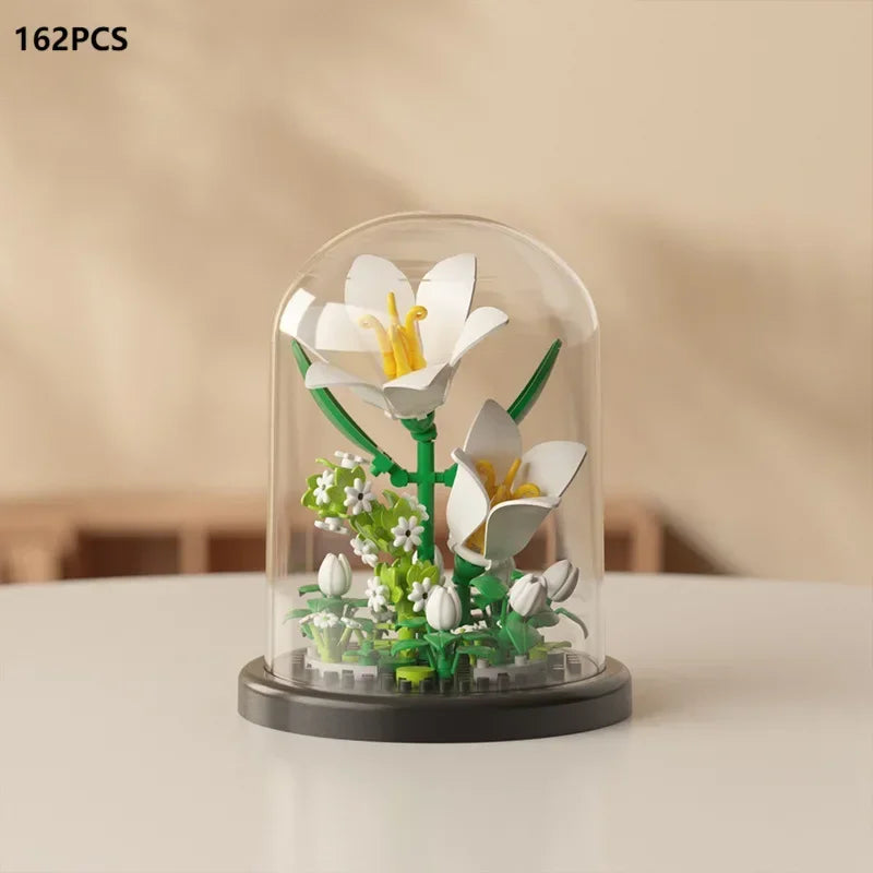 Flower Dome Miniature Building Bricks Set
