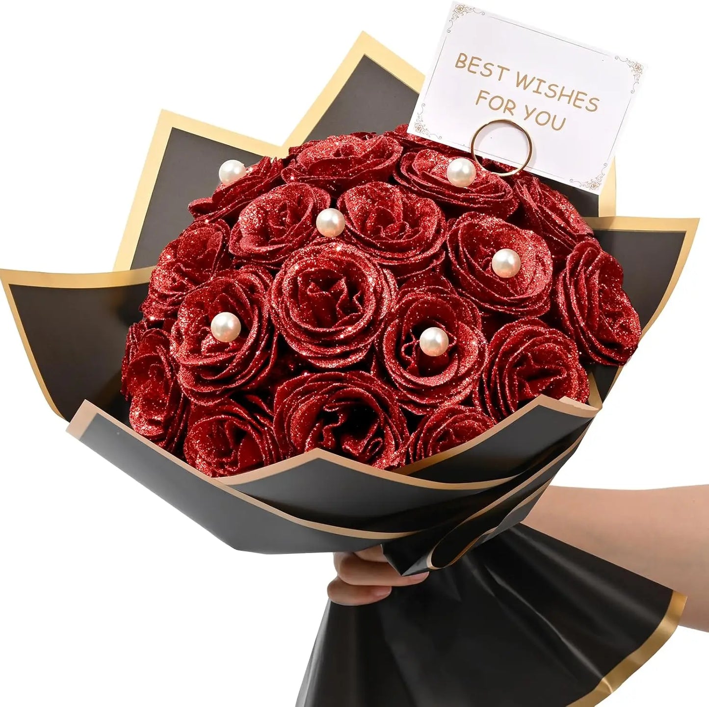 Glitter Rose Bouquet