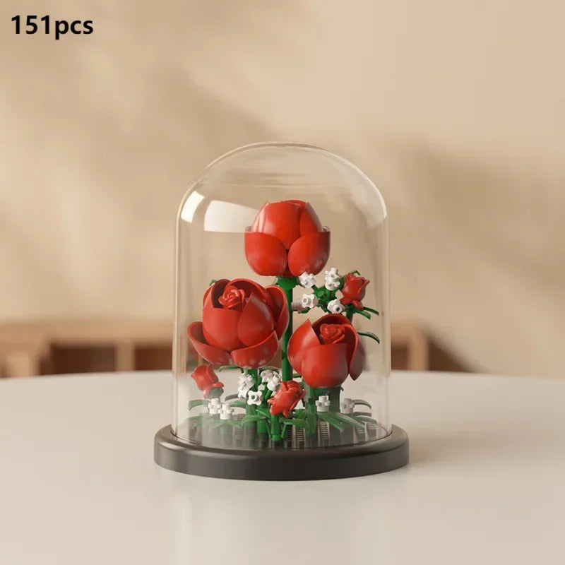 Flower Dome Miniature Building Bricks Set