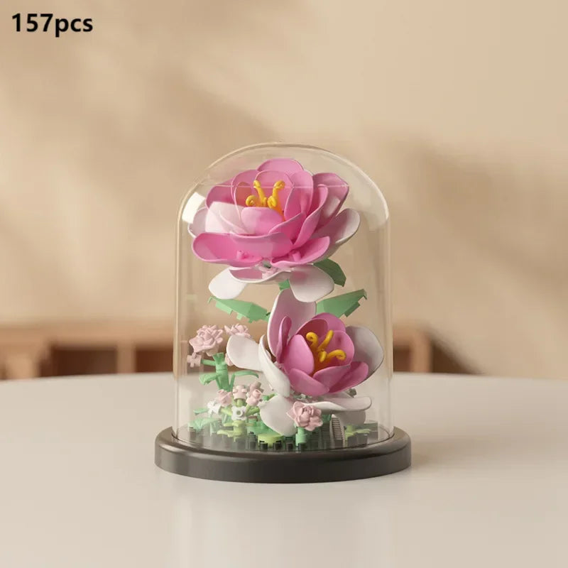 Flower Dome Miniature Building Bricks Set