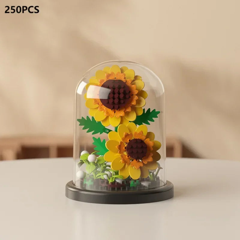 Flower Dome Miniature Building Bricks Set