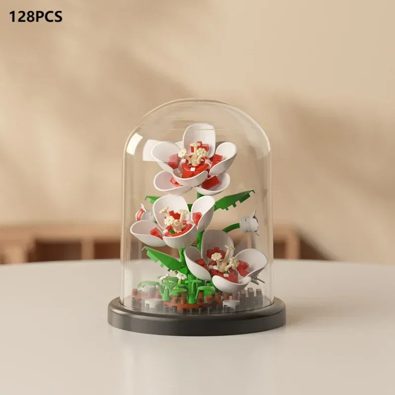 Flower Dome Miniature Building Bricks Set