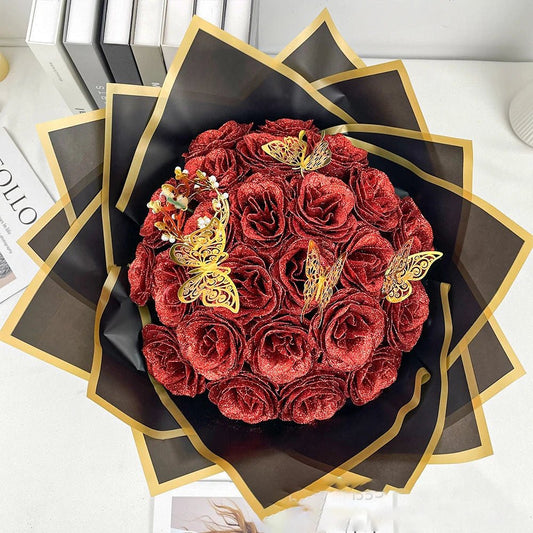 Glitter Rose Bouquet
