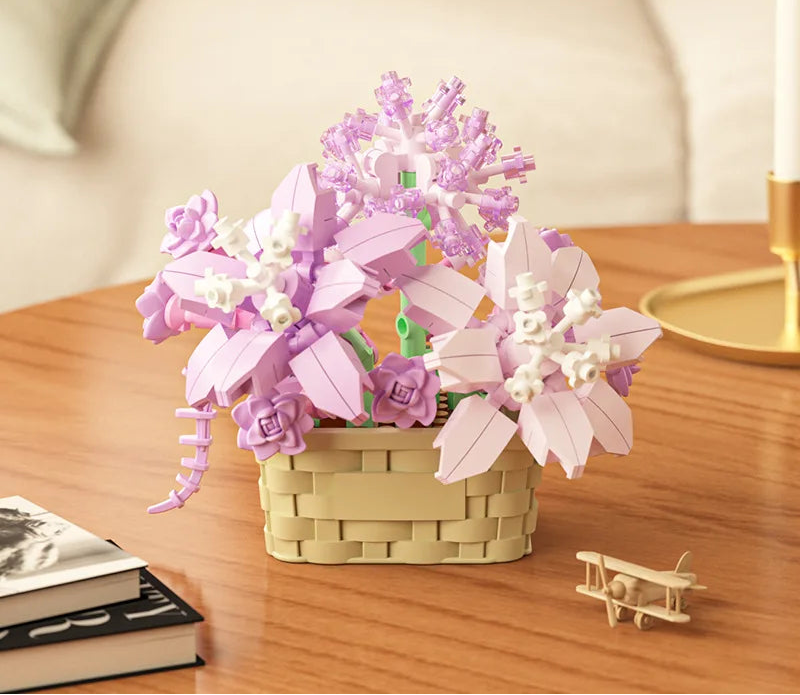 Micro Building Block Flower Bouquet