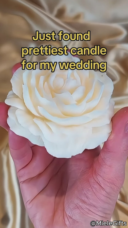 Peony Scented Wax Candles